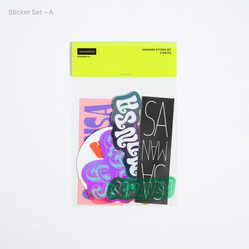 SAMANSA Logo Sticker Set (全3種)