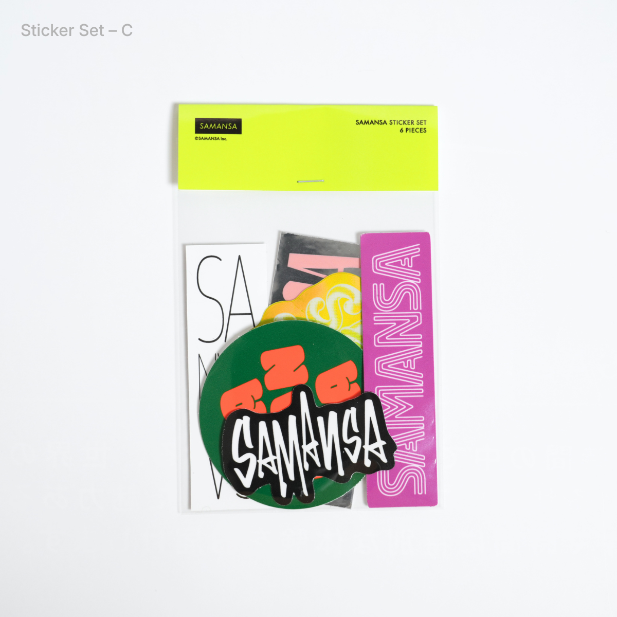 SAMANSA Logo Sticker Set (全3種）